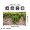 2D Hanging Ivy Stone Wall Photo Backdrop Wedding Birthday Party Background