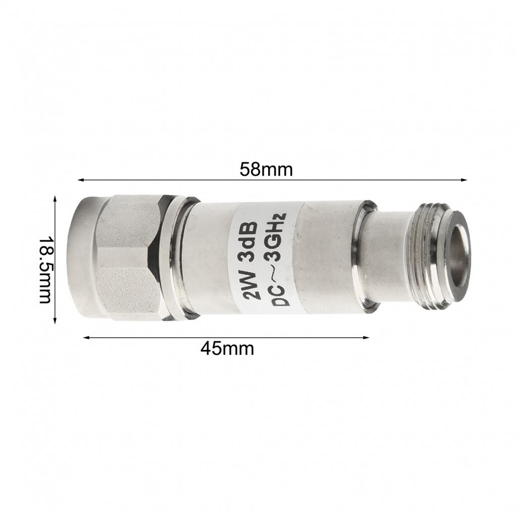 Mini RF Coaxial Attenuator N Type W Male To Female
