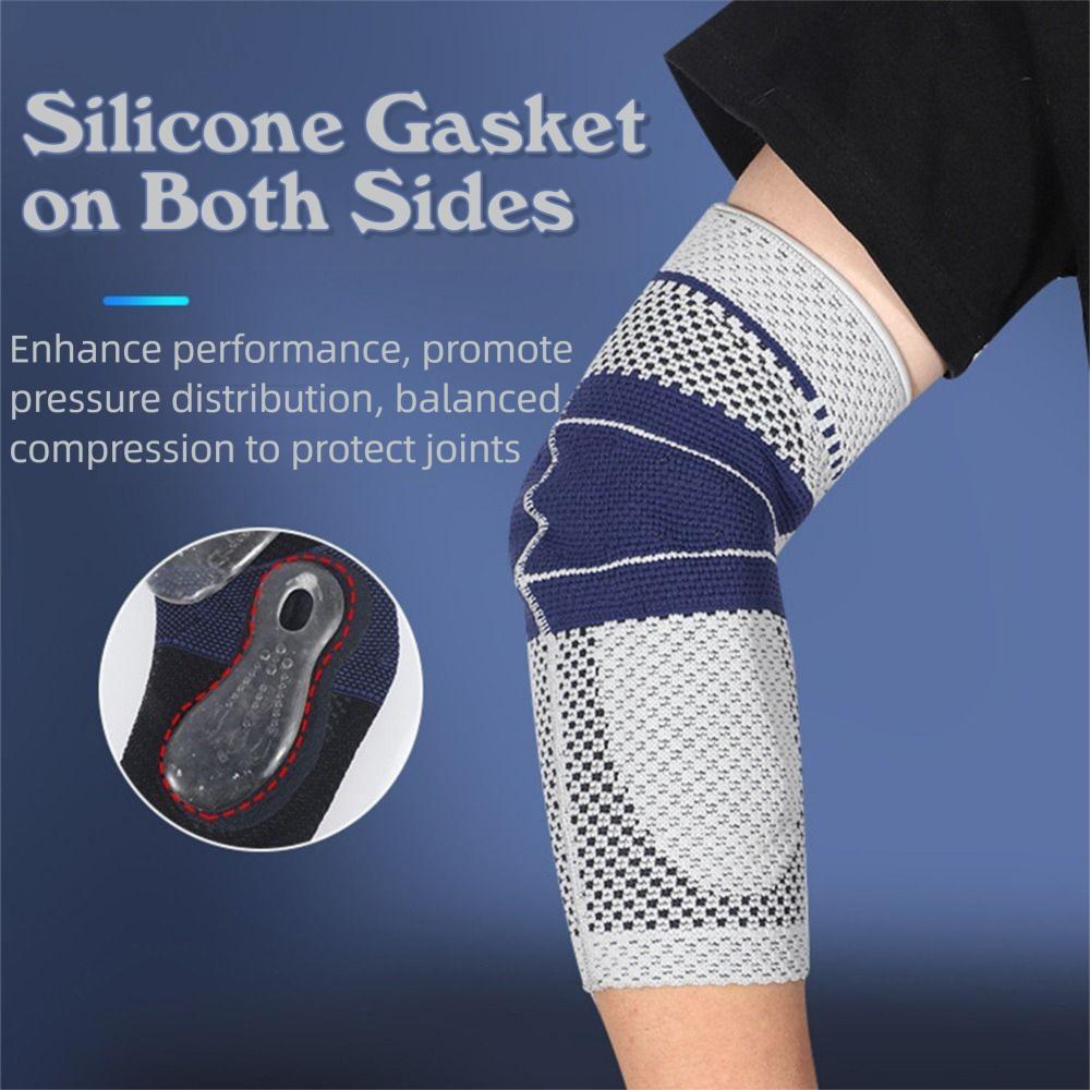 Anti-collision Knee Protector Brace Nylon Knitted Elbow Compression Sleeve  Basketball