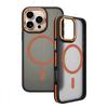KEYSION Shockproof Magnetic Case for iPhone 15 16 Pro Max 15 Plus 16e Matte Translucent PC+TPU Color Blocking Phone Cover