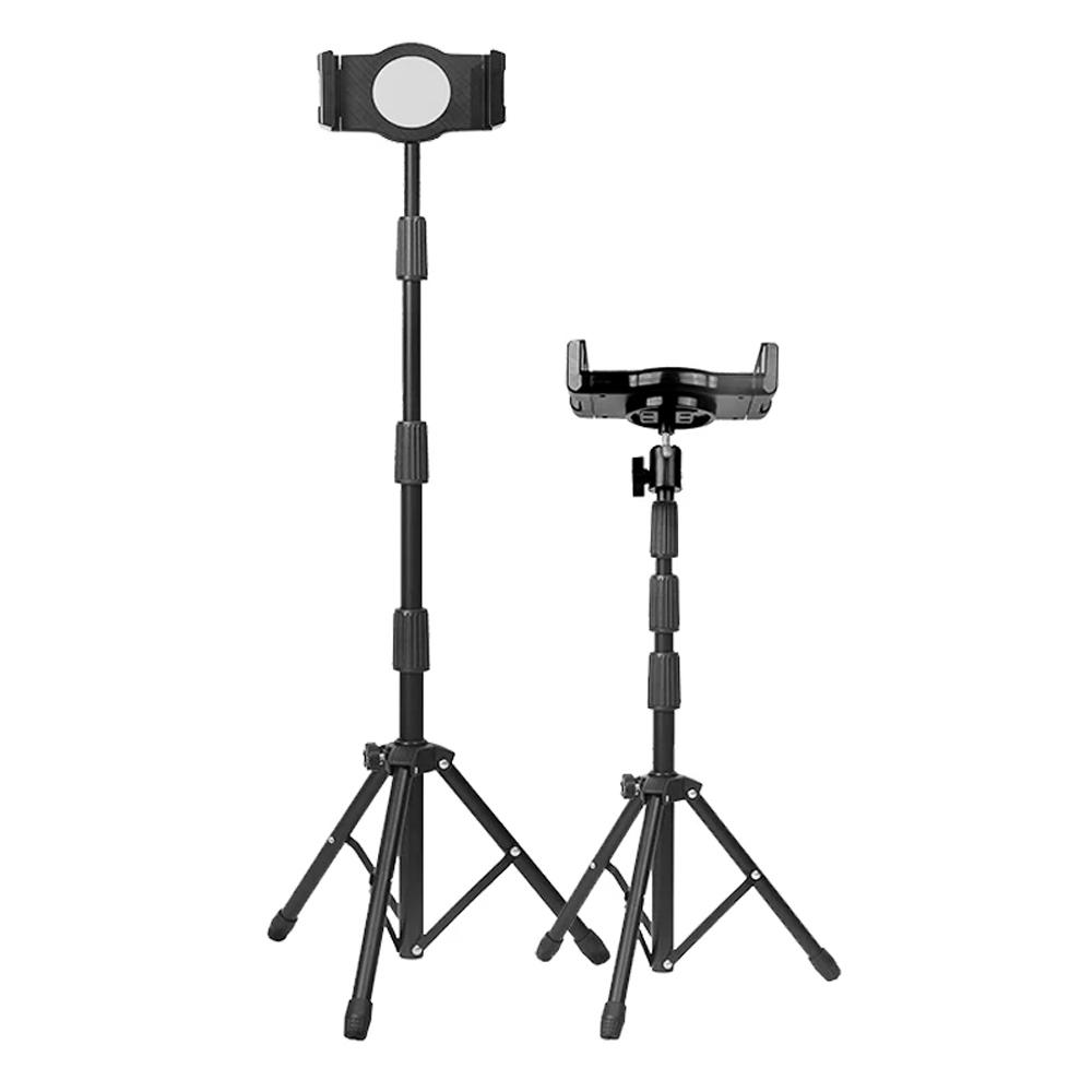 

Регулируемая подставка для планшета, штатив, напольный держатель, поддержка Live Mount для 4–13 дюймов для iPad Air Pro 12,9, Xiaomi Tab Pc, ленивый кронштейн чёрный