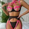Nightclub Babes Strap Dew Point Three-point Bra Sexy Underwear Suit Women