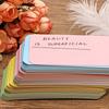 100pcs/box Diy Message Writing Card Multi-purpose Thickened Thank You Card For School Home Office