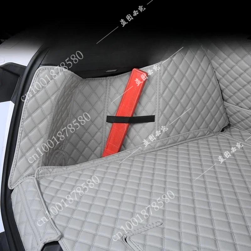 For BYD Seal U Sealion 6 Song Plus DMI Custom Trunk Mats Leather Durable Cargo Liner Boot Carpets PU-leather Waterproof Details