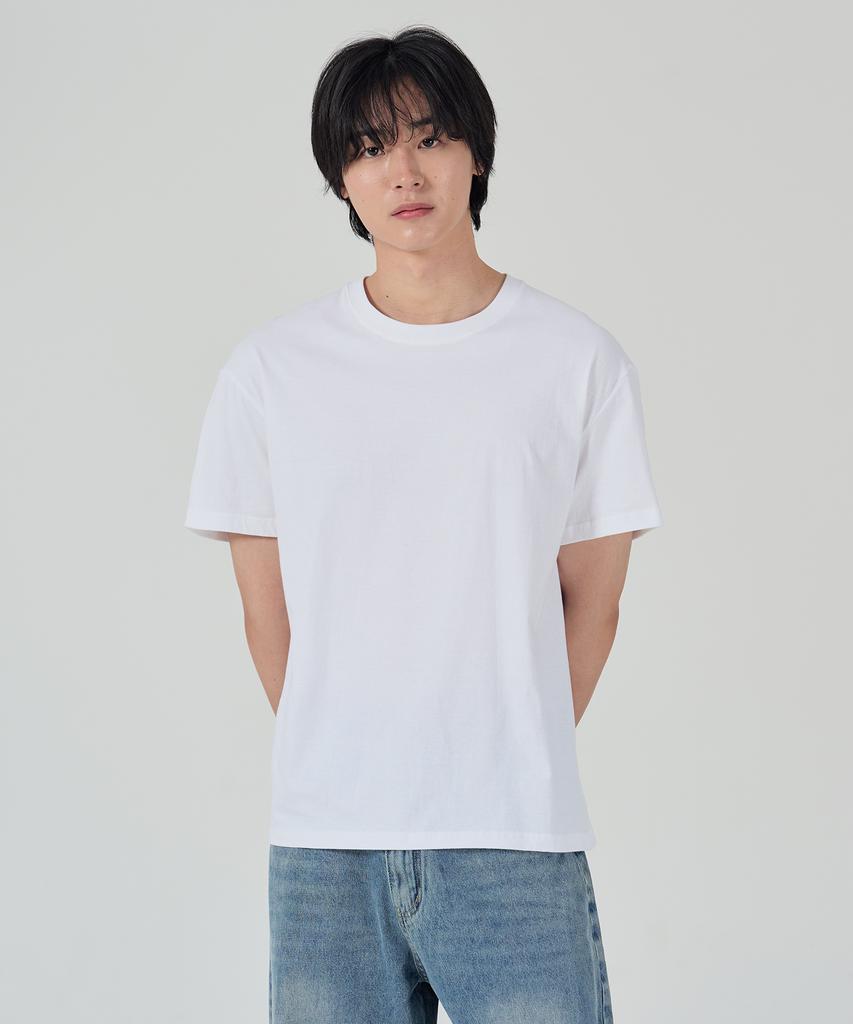 Ousa Basic Plain Short Sleeve T-Shirt 6 Colors