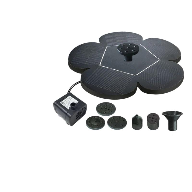 Solar Powered Outdoor Pool, Floating Courtyard, Bird Bath, Decorative Garden, Water Scenery One Size