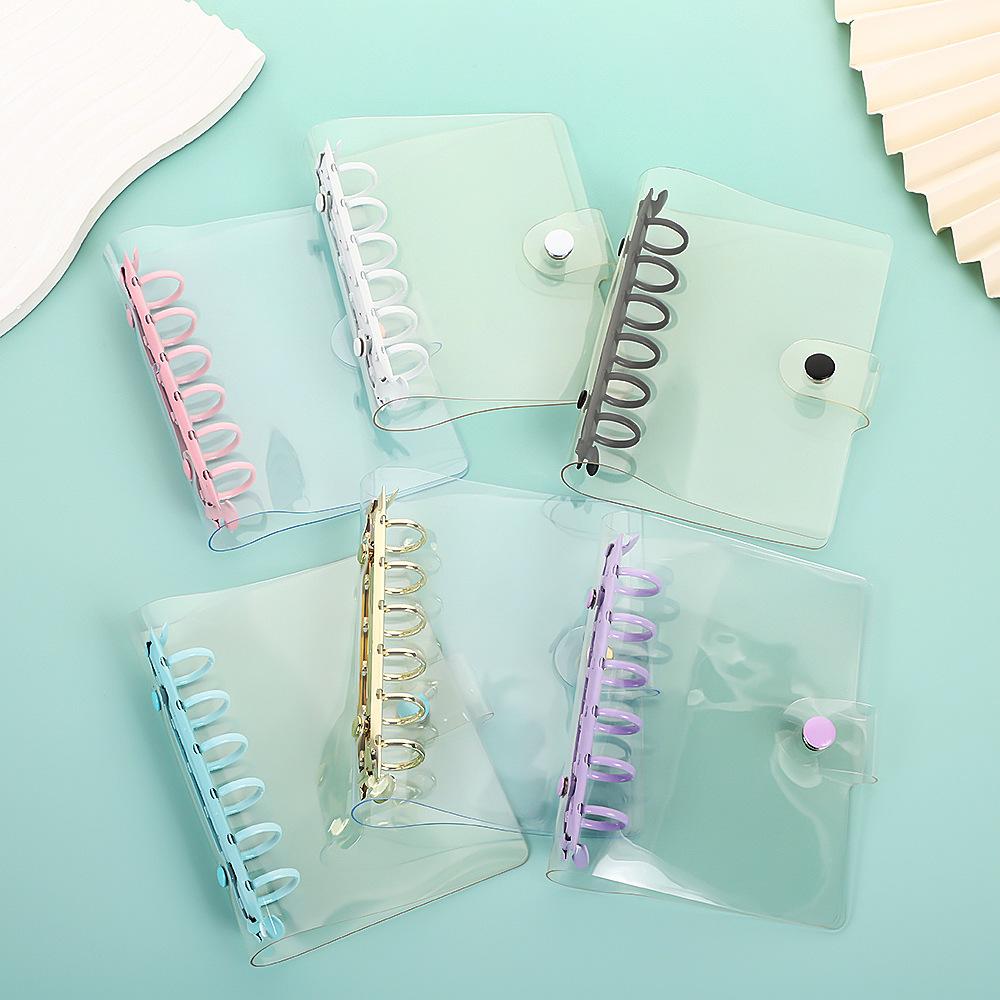 A7 Colorful DIY Binder Photocards Collect Loose Leaf Notebook Refill Spiral Binder Inner Page Diary Agenda Planne