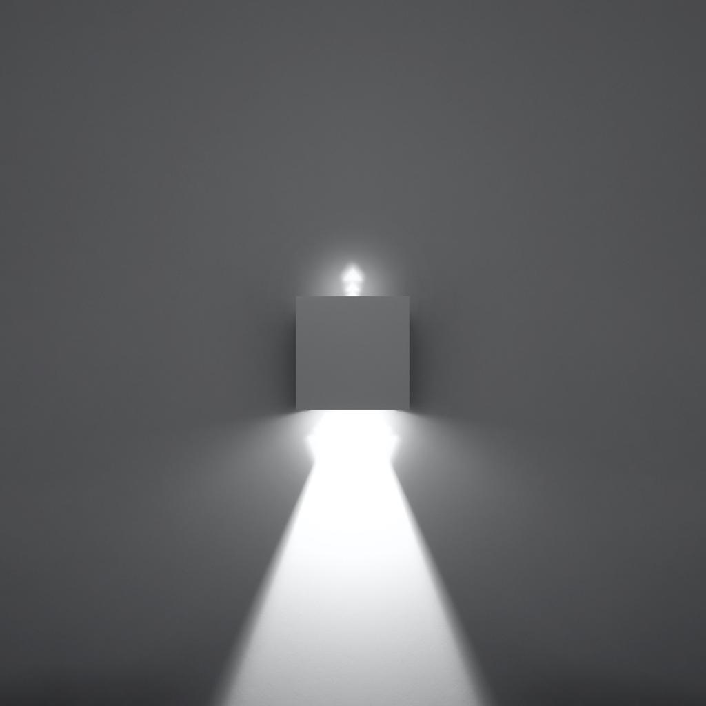 Luca white LED wall lamp IP54