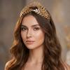 Korean Style Bridal Headpiece Comfort Fit Headwear Retro Hair Crown  Wedding Party