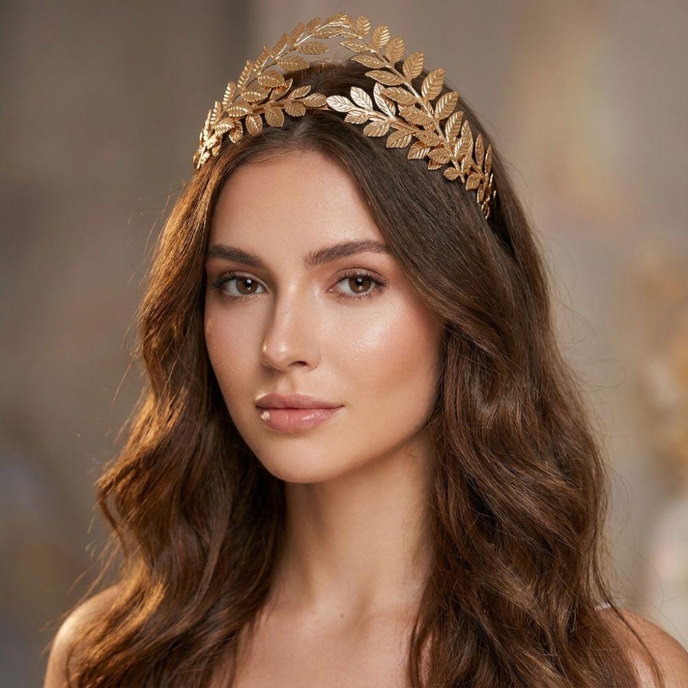 Korean Style Bridal Headpiece Comfort Fit Headwear Retro Hair Crown Wedding Party
