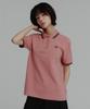 [G3600] Women'S Twin Tip Fred Perry Shirt - Putty Pink/Carrington Road Brick/Black Afpf2513600-Z10