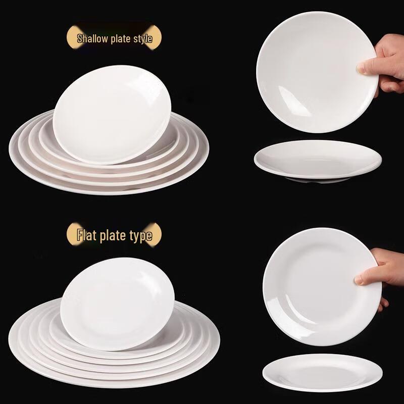 Yujia 10-Piece Melamine Dinner Plates