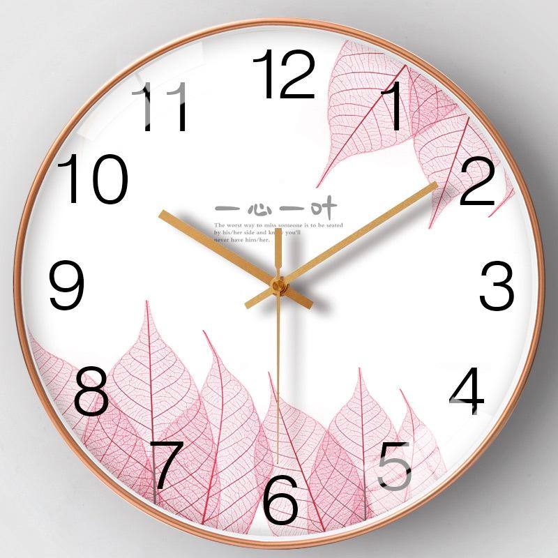 Classic Hanging Wall Clock, Easy Install Decor for Home & Office
