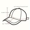 Unisex Washed Cotton Baseball Cap Letter Embroidered Vintage Snapback Hat Men And Women Streetwear Outdoor Sports Hats