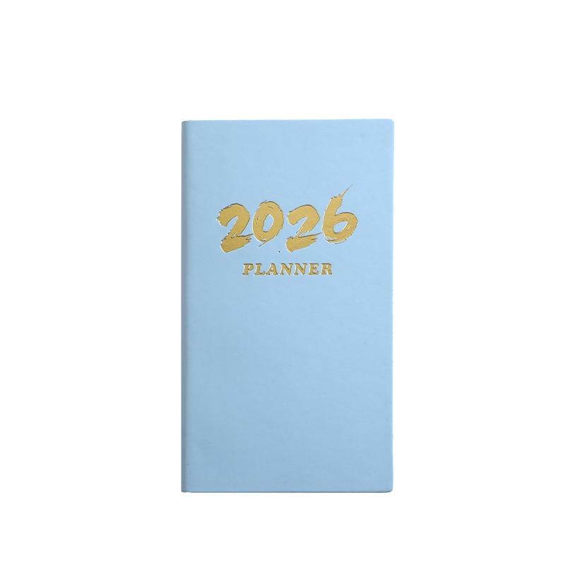 Ημερολόγιο A6 Προδιαγραφών 2026 Αγγλικό, Ημερολόγιο Δερμάτινο 64 Φύλλα 128 Σελίδων, Ημερολόγιο Καθημερινού Προγραμματισμού 365 Ημερών