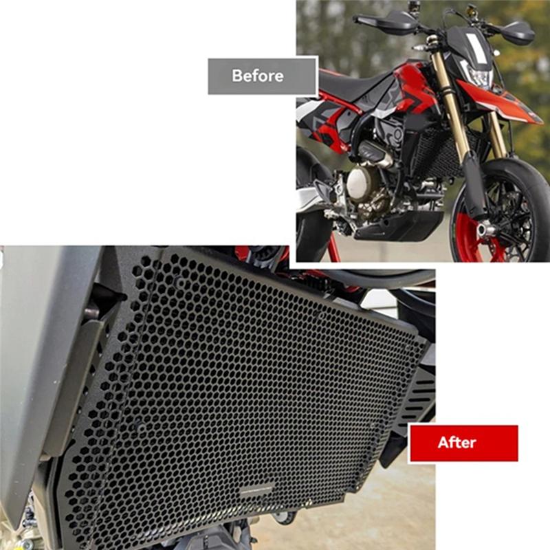 Radiator Guard Cooler Cover Grille For Ducati Hypermotard 698 Mono RVE 2025-2025-2026 Motorcycle Accessories