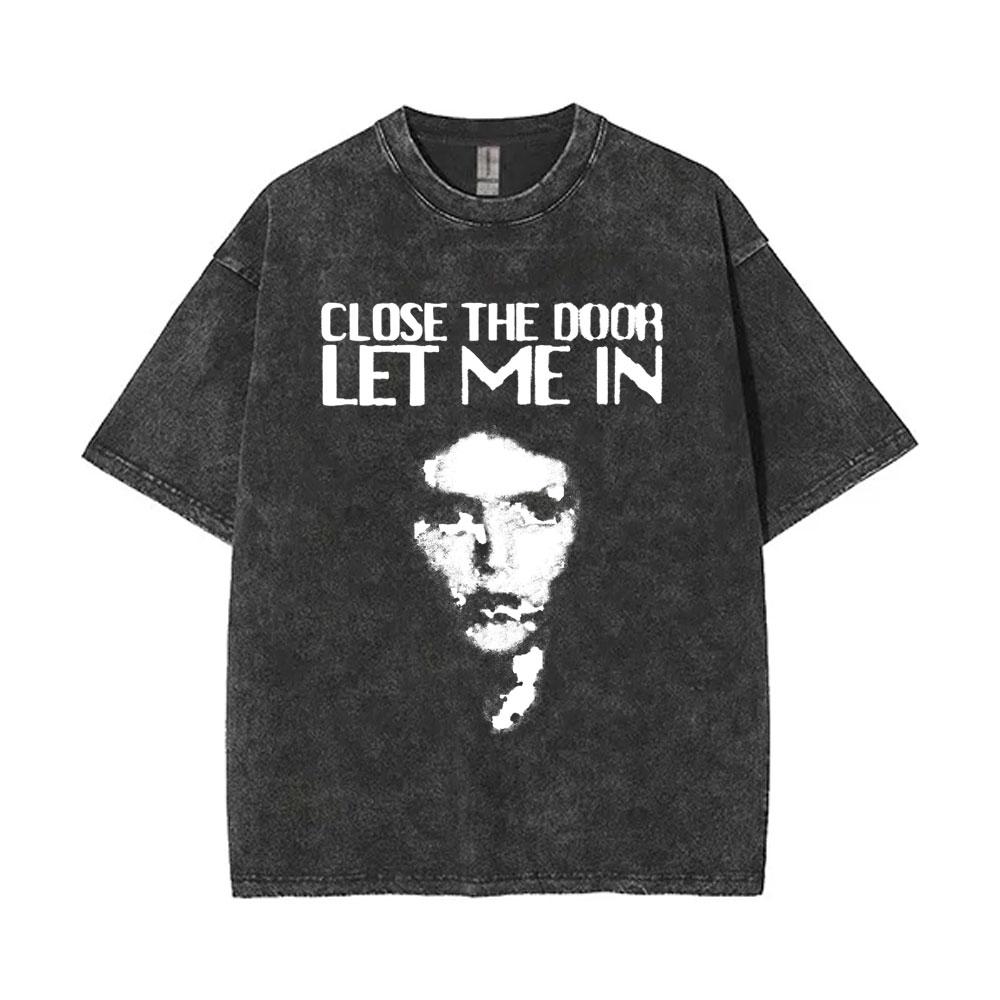 T-shirt Vintage Lavata Ethel Cain If You Love Me Keep It To Yourself Uomo Donna Hip Hop Moda Gotica Manica Corta T-shirt Top