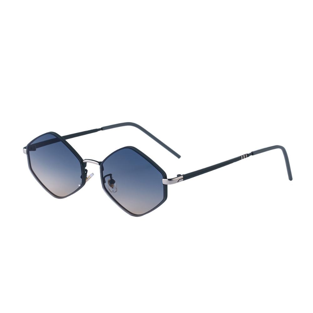Y2K Sun Glasses Metal Frame Shades Eyewear Classic Polygon Sunglasses  Driving