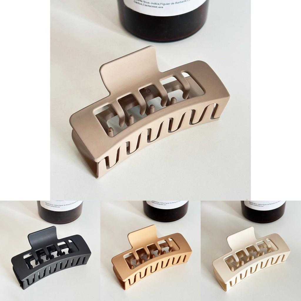 Elegant Korean Style Square Hair Claw Clip For Effortless Chic Updos And Ponytails