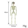 Halloween Hängendes Skelett, Bewegliche Ornamente Clown Skelett Party Dekoration Realistisch