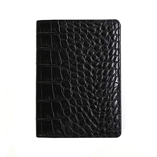 Romeo Crocodile Embossed Passport Case (Bi-fold)