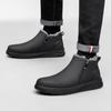FashionGenuine Leather Ankle Boots for Mens High Quality New Winter Boots British Style Classic Suede Boots Non-slip Men's Casual Shoes