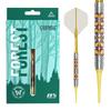 CUESOUL FOREST "Butterfly" 20g Soft-Tip 90% Tungsten Darts Set with Titanium Coated, Highly Transparent ROST77 Integrated Flights (CSFS-90R20KSLD)