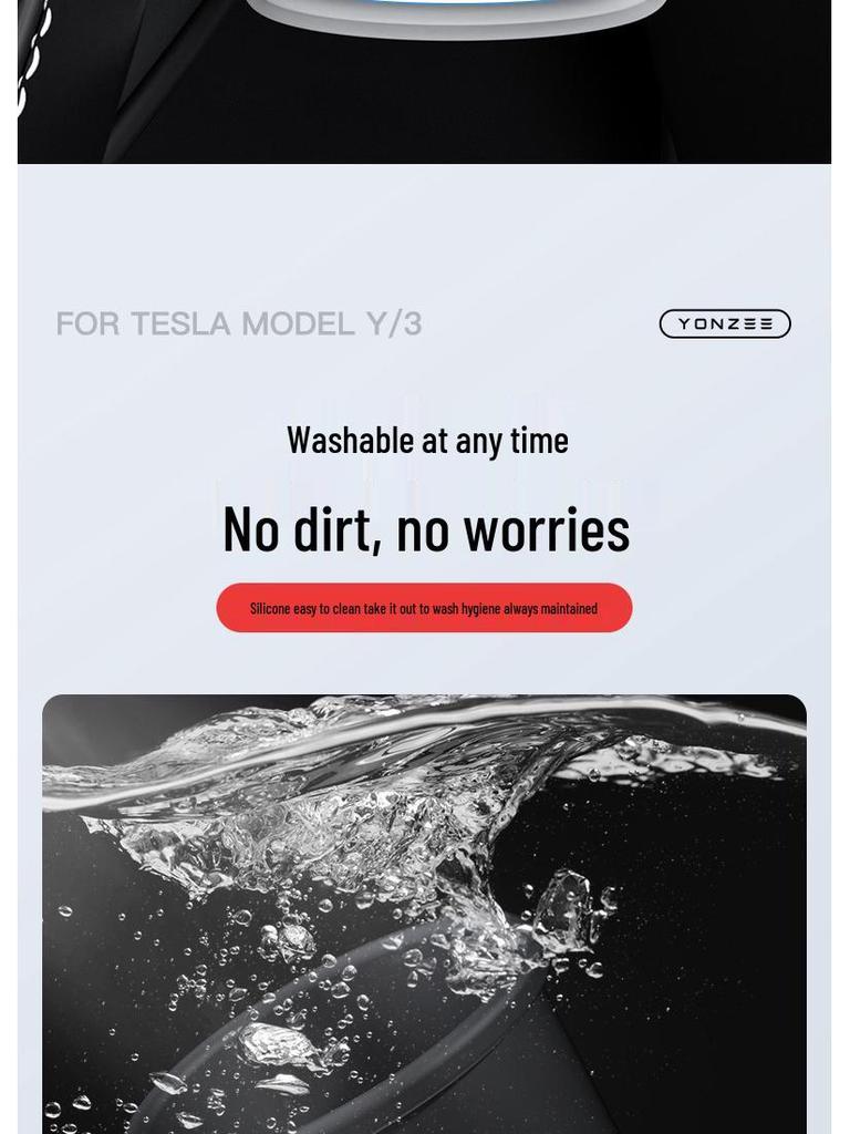 Speciální držák na nápoje pro Tesla Model 3/YL Nová edice Dveře a úložný prostor