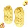 1/2/3 Peças Brinquedo Falso de Amendoim para Alívio do Estresse, Brinquedo de Aperto de Amendoim Gigante de Subida Lenta, Bola Anti-Estresse de Relaxamento Fidget Toy para Crianças Adultos
