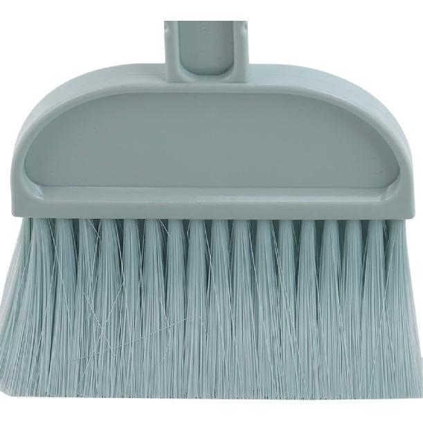 Plastic Mini Broom and Dustpan,Mini Cleaning Brush with Dustpan Set Desktop Cleaning Accessories,Green