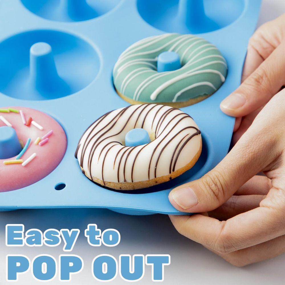 Silicone Baking Pan High Temperature Resistant Cake Mold New Donut Mold  Dessert DIY