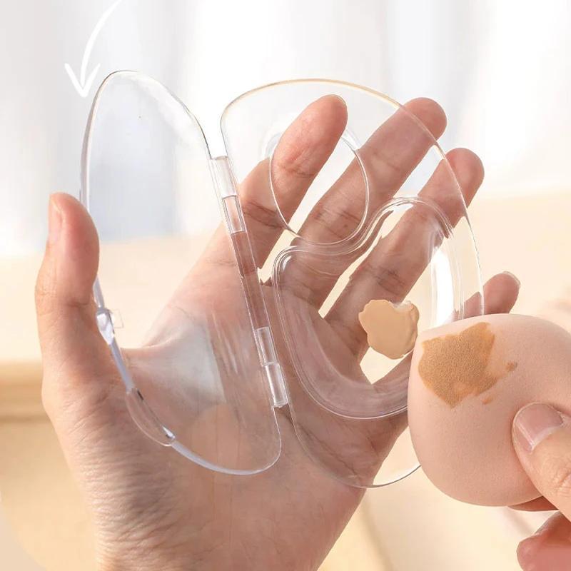 Foldable Liquid Foundation Palette Acrylic Makeup Tool Kit Mixing Cream Rod Set Storage Test Palette Cosmetic Beauty Accessories