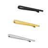 [HS][HS]1 Piece Of Men's Narrow Tie Clip Copper Fashion Thin Small Silvery Golden Black Business Formal Wear