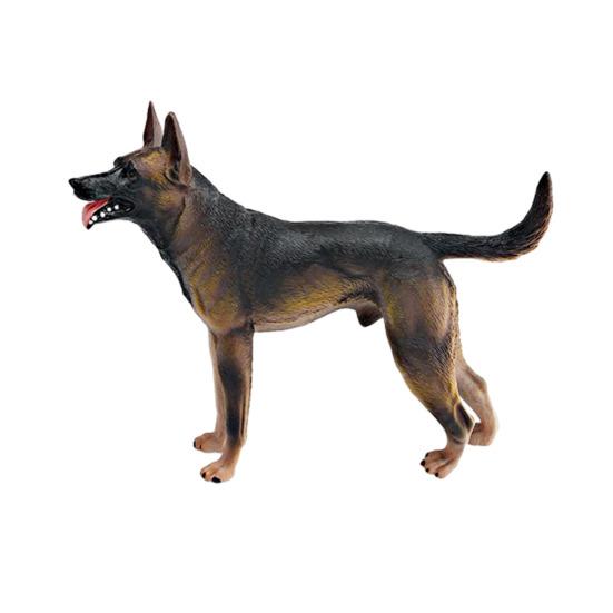 Simulated Dog Figurine PVC Puppy Model Miniature Animal Statue Sculpture Educational Toy Desktop Decoration Ornament Dog Lovers Gift