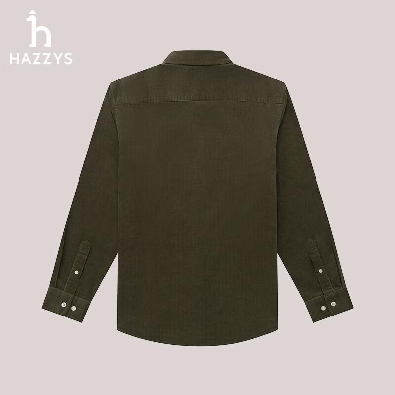 Мужская вельветовая рубашка с длинным рукавом HAZZYS 52