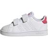 (TD) Advantage Court Two Hook-and-Loop 'White Real Pink' Baby GW6501