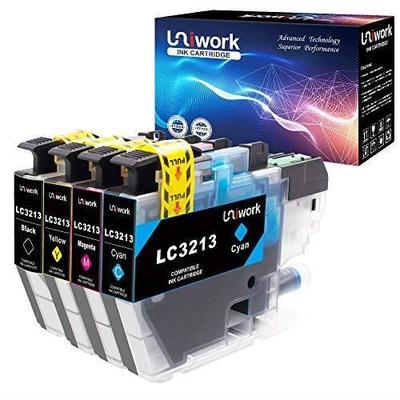 Ink Cartridges - UNIWORK - LC3213 - Compatible Brother - Pack of 4 - Yield 400 Pages