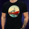 T-Shirt Herren Fischerboot Motiv Baumwolle Größe S bis 5XL
