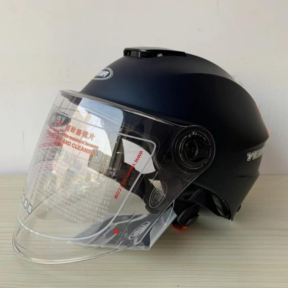 Motorcycle Electric Car Helmet Men's and Women's Sunscreen Caps, Riding Half Helmets