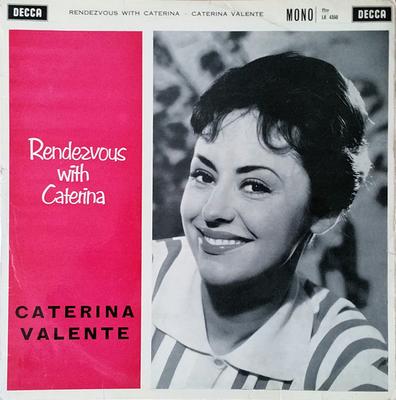 LP Record CATERINA VALENTE - Rendezvous With Caterina LKA4350 DECCA 1960 UK Jazz Used