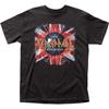 Def Leppard Rock Of Ages Union Jack T Mens T Shirt Rock and Roll Music Tee Black