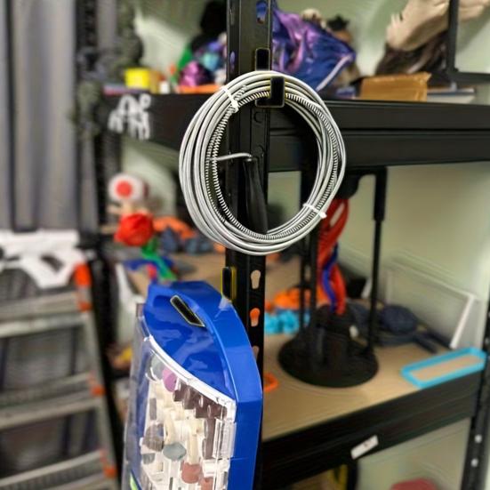 5 Pcs Garage Shelf Hook Heavy Duty Shelving Utility Hooks Workshop Organizer for Clothes Hats Garden Tools Chainsaws Cords Tools Equipment