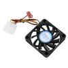 4Pin 3Pin DC12V 6CM High Quality Mute CPU Heatsink Cooling Fan with 11 Blades