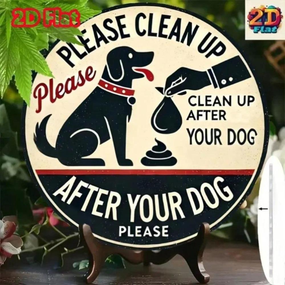 Keep It Clean Vintage Metal Sign Funny Pet Wall Decor Home Garage Cafe Gift