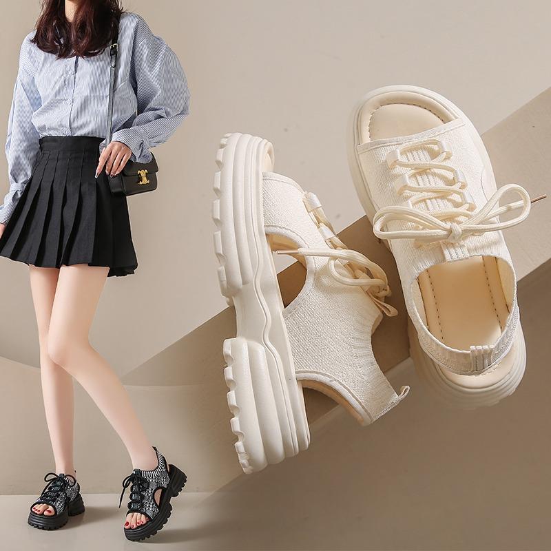 Fashion Women Sandals Platform Wedges Shoes for Women Summer Sandals Platform Shoes with Heels Sandalias Mujer Casual Summer Shoes