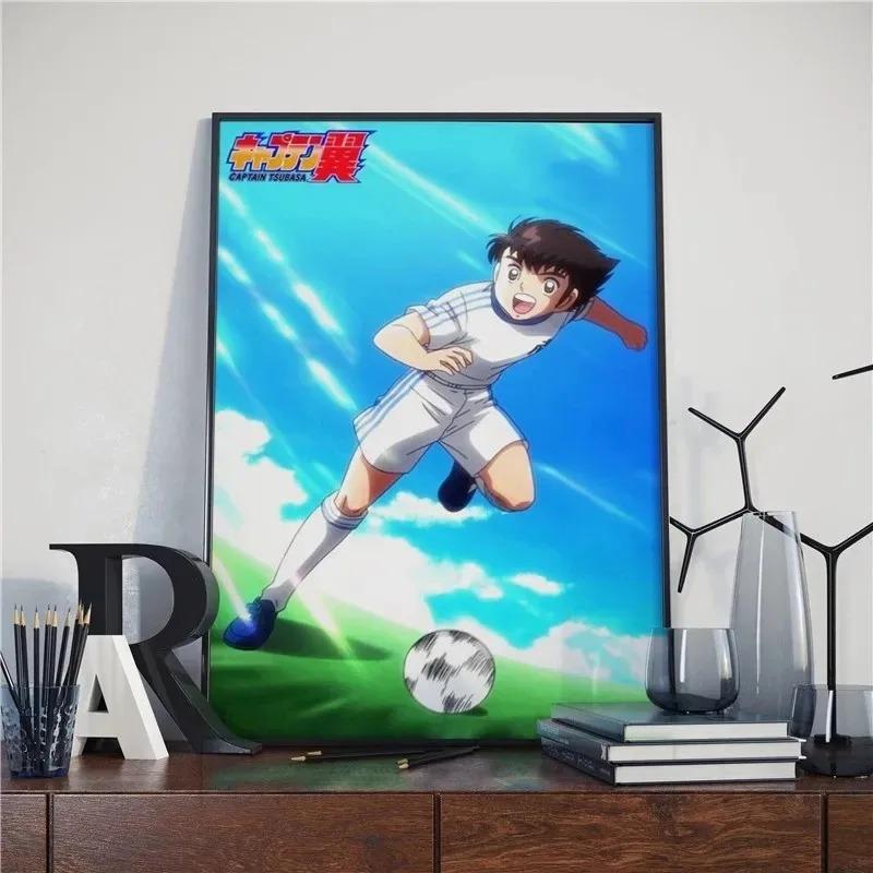 Cartoon Japanes Eanime Captain Tsubasa Art Decor Picture Quality Canvas Painting Home Decor Nursery Office Kids Room Wall Decor