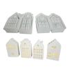 Tealight Holder Mould Flexible Silicone Mold for 4 Grid House Shaped Atmosphere Light Gypsum Home Decoration Mold