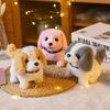 1Pcs Child Friendly Leashed Puppy Doll, Electronic Barking and Walking Plush Toy as Gift