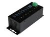 Hub USB 3.0 - STARTECH - ST7300USBME - 7 ports - Protection ESD - Montage sur rail DIN