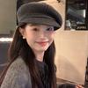 Australian Hair Beret Women'S Autumn And Winter High-Quality Face Small Literary Temperament Elegant Octagonal Hat Versatile Casual Painter Hat